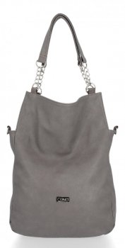 Conci Firmowa Torba Damska Shopper XL Szara