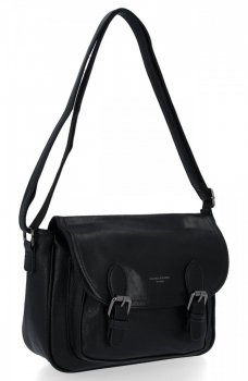 Modna Listonoszka Damska Vintage David Jones 6708-1 Czarna
