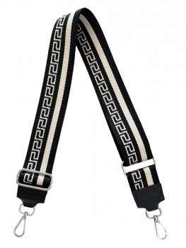 Stylowy Pasek Do Torebki H10 Czarny