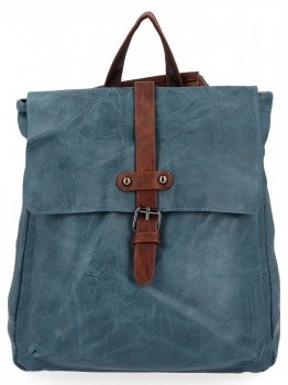 Plecak Damski w Stylu Vintage firmy Herisson 1452A511 Morski