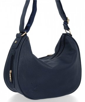 BEE BAG Uniwersalna Torebka Damska Duża Listonoszka Emily Granat