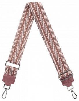 Modny Pasek Do Torebki Two Stripes PA007 Brudny Róż
