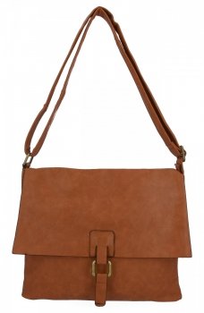 Torebka Damska Duża Listonoszka Vintage firmy Hernan HB0272 Ruda