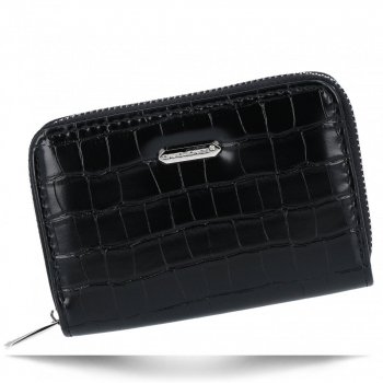 Elegancki Portfel Damski firmy David Jones P118-910 Czarny