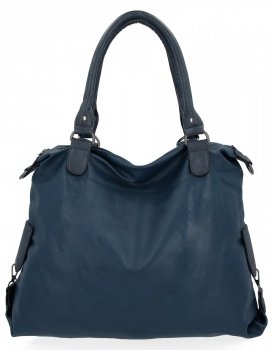 Torebka Damska XXL firmy Hernan Shopper Bag HB0135 Granatowa