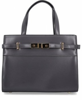 Elegancka Torebka Damska Kuferek firmy Herisson 19R509 Szara