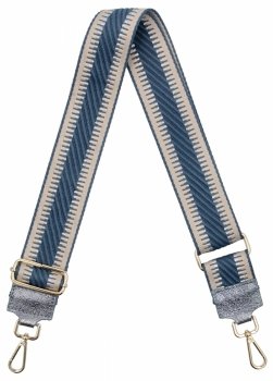 Modny Pasek Do Torebki H04 Jasno Niebieski