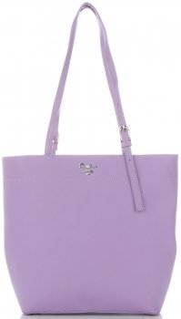 Klasyczna Torebka Damska Shopper firmy David Jones Fioletowa