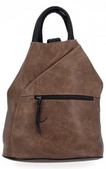Uniwersalny Plecak Damski firmy Hernan HB0206 Ciemno Ziemisty