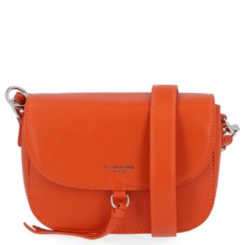 Elegancka Listonoszka Damska firmy David Jones CM6477 Pomarańczowa