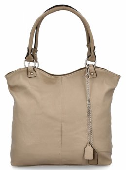 Torebka Uniwersalna Shopper Bag Hernan HB0150 Ciemno Beżowa/Ziemista