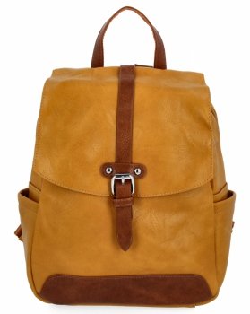 Plecak Damski Vintage firmy Herisson 15B315 Żółty