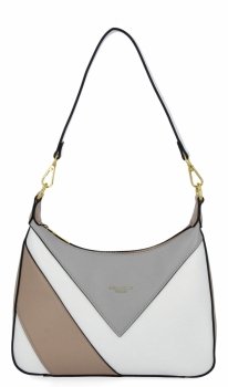 Modna Torebka Damska Na Ramię firmy Herisson 19A127 Ciemno Beżowa