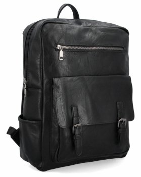 Plecak Damski XL w Stylu Vintage firmy Herisson 22H2023-161 Czarny