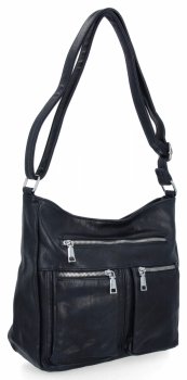 Uniwersalna Torebka Damska Listonoszka firmy Herisson 13K391 Granatowa