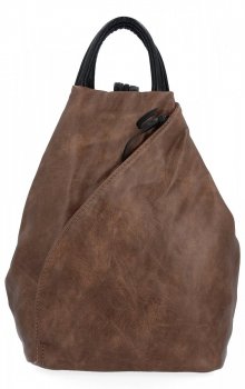 Miejski Plecak Damski firmy Hernan HB0137-1 Ciemno Ziemisty