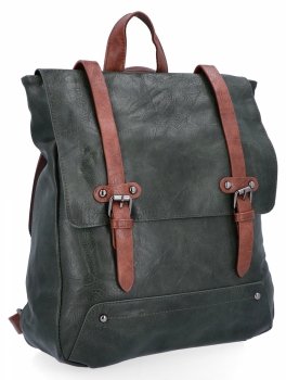 Plecak Damski XL Vintage firmy Herisson 1652L2049 Zielony