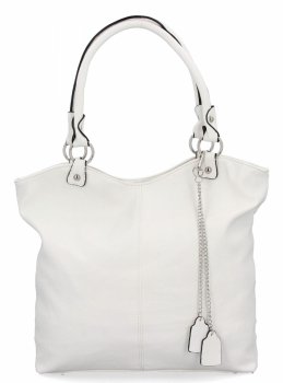 Torebka Uniwersalna Shopper Bag Hernan HB0150 Biała