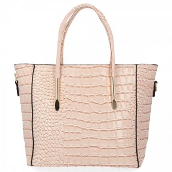 Torebka Elegancki Kuferek Grace Bags Beżowa 605