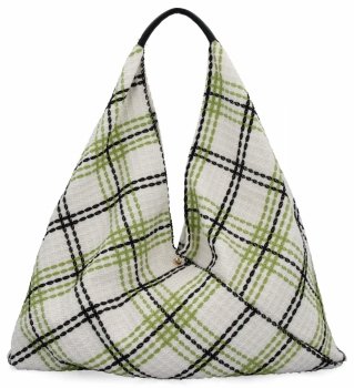 Włoska Torebka Shopper bag w Modne Wzory 835 Multikolor