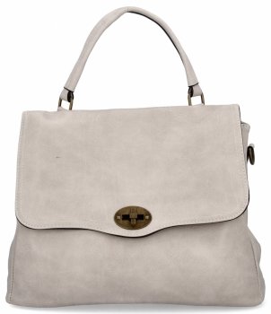 Torebka Damska w Stylu Vintage firmy Hernan HB0129 Beżowa