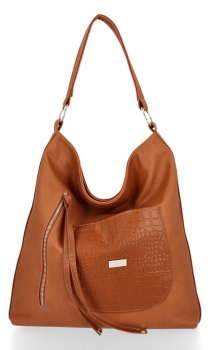 Conci Uniwersalne Torebki Damskie w rozmiarze XL Ruda