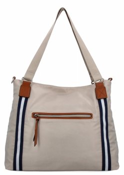 Torebka Damska Shopper Bag firmy Hernan 6815 Beżowa