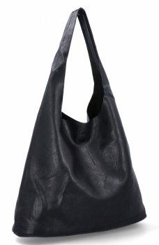 Torebka Damska Shopper Bag XL z Kosmetyczką firmy Herisson H8801 Czarna