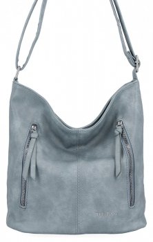 GENȚĂ DE DAMĂ tip poștaș BEE BAG albastru deschis 0852L86