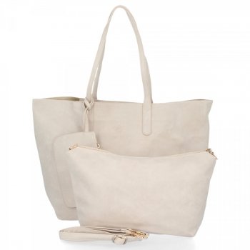 GEANȚĂ DE DAMĂ shopper bag BEE BAG bej 2052M151