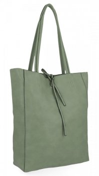 GEANȚĂ DE DAMĂ shopper bag Hernan verde deschis HB0253