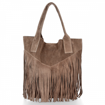 GEANȚĂ DE DAMĂ shopper bag Vittoria Gotti maro pământiu VPOS9