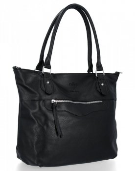 GEANȚĂ DE DAMĂ tip poștaș BEE BAG negru 1302L92
