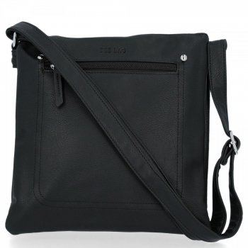 GEANȚĂ DE DAMĂ tip poștaș BEE BAG negru 1011