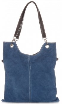 GEANȚĂ DIN PIELE universală Genuine Leather denim 517