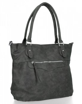 GEANȚĂ DE DAMĂ tip poștaș BEE BAG gri 1302L92