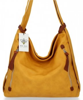 GEANȚĂ DE DAMĂ universală BEE BAG galben 1452L122