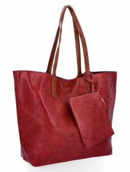 GENȚĂ DE DAMĂ shopper bag Herisson vișiniu H8805