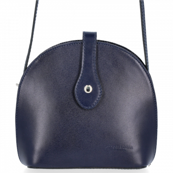 GEANȚĂ DIN PIELE clasică Vittoria Gotti bleumarin V530073VAC