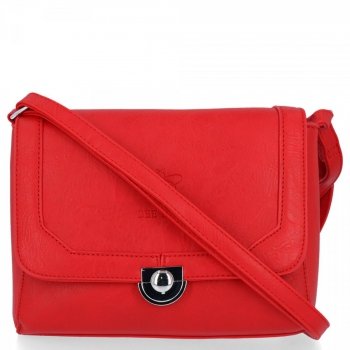 GEANȚĂ DE DAMĂ tip poștaș BEE BAG roșu 1002S24
