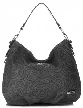 GEANȚĂ DIN PIELE shopper bag Vittoria Gotti gri V80013