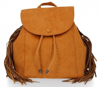 GEANȚĂ DE DAMĂ rucsac Diana&Co muştar DJX1901-3