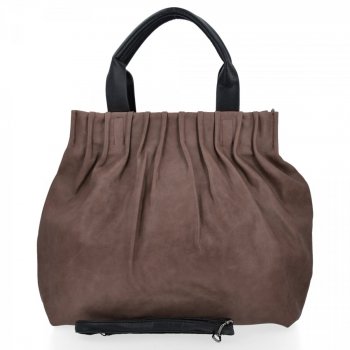 GEANȚĂ DE DAMĂ shopper bag Hernan maro pământiu HB0196-1