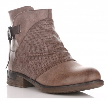 botine de damă Lady Glory maro pământiu F985