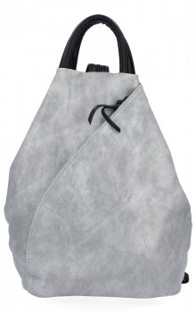 GEANȚĂ DE DAMĂ rucsac Hernan gri deschis HB0137-1