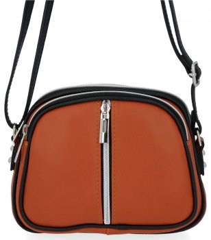 GEANȚĂ DIN PIELE tip poștaș Genuine Leather maro 333