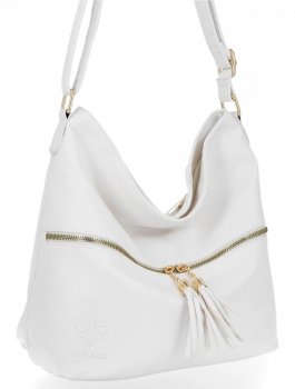 GEANȚĂ DE DAMĂ universală BEE BAG alb 1102S302