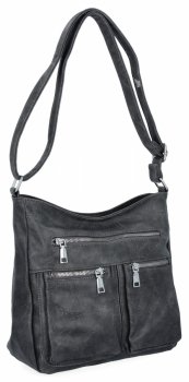 Geantă universală de damă tip poștaș de la Herisson 13K391 gri