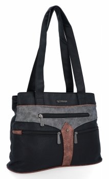GENȚĂ DE DAMĂ shopper bag Hernan negru 8006-1