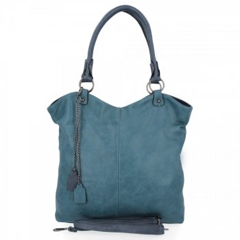 GEANȚĂ DE DAMĂ shopper bag Hernan albastru marin HB0150